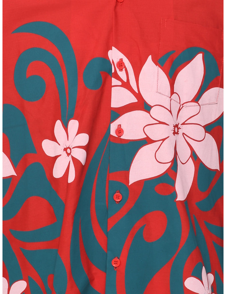 Red Hawaiian Shirt - L