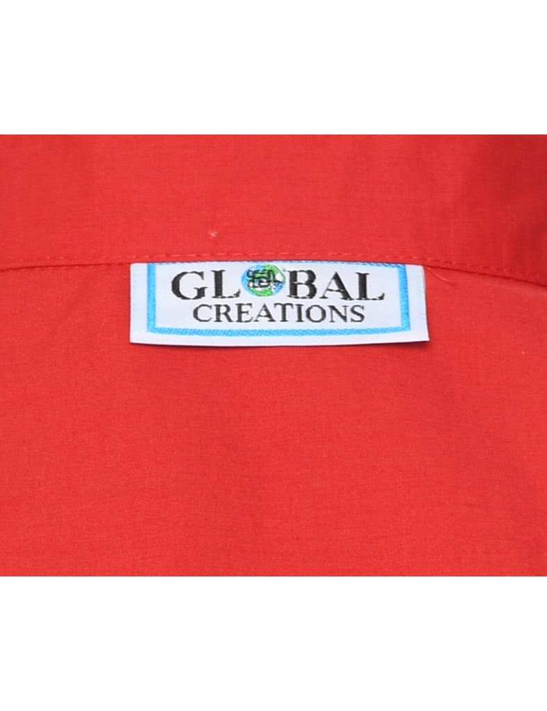 Red Hawaiian Shirt - L