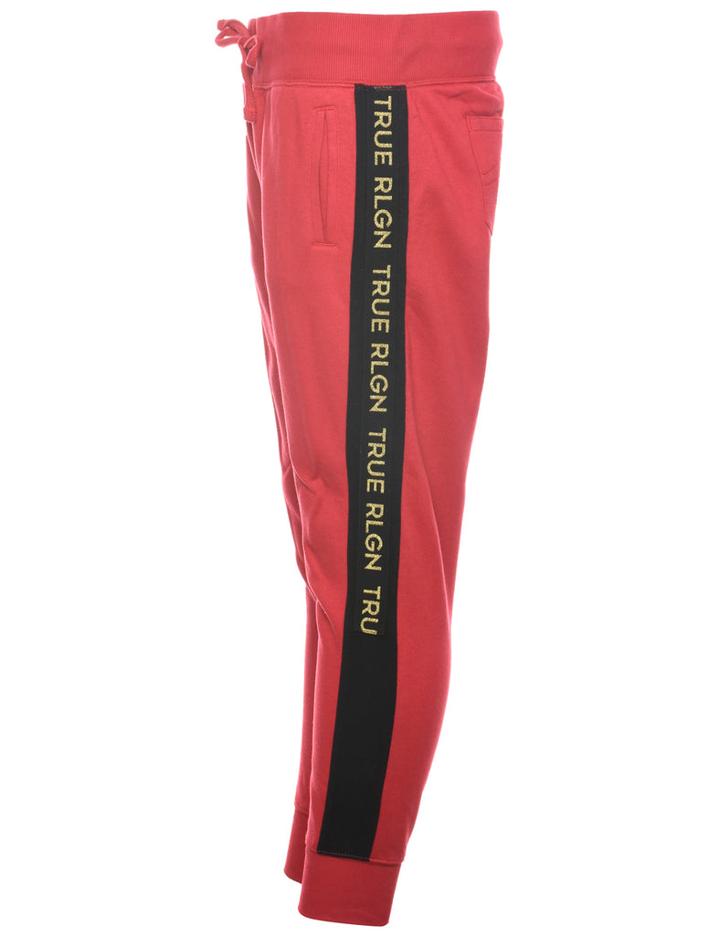 Red True Religion Jogging Bottoms - W40 L29