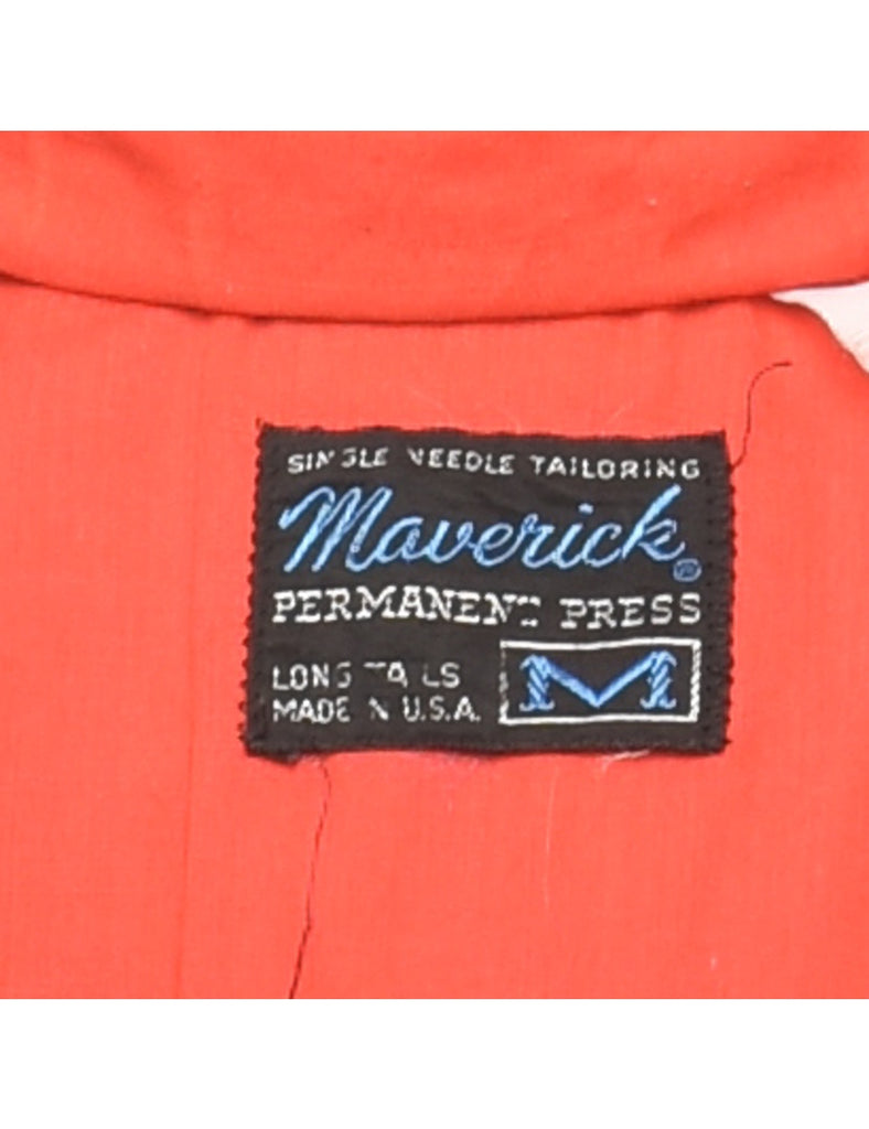 Red Western Shirt - M