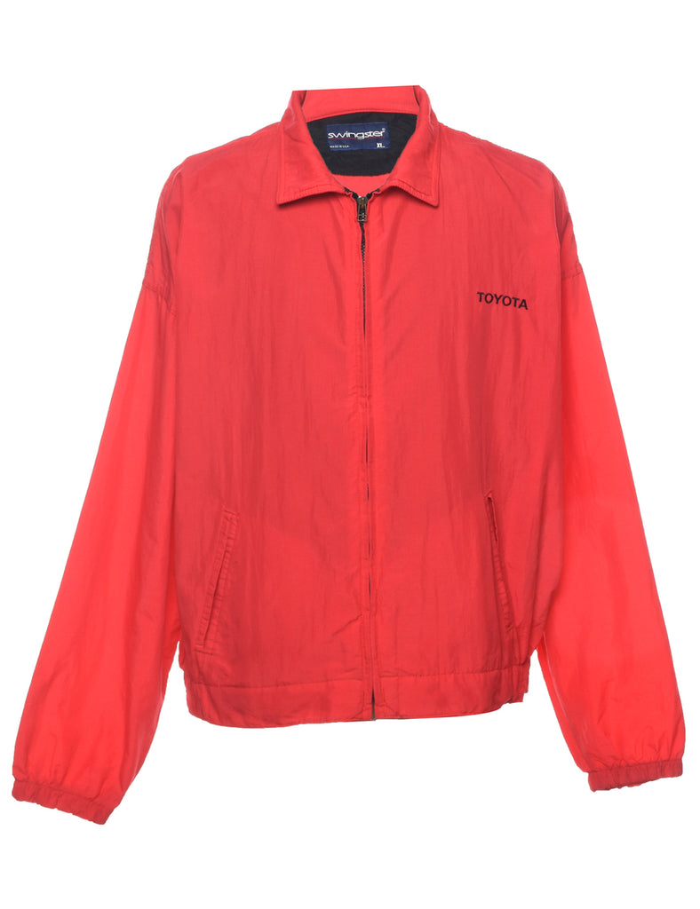 Red Zip Front Jacket - XL