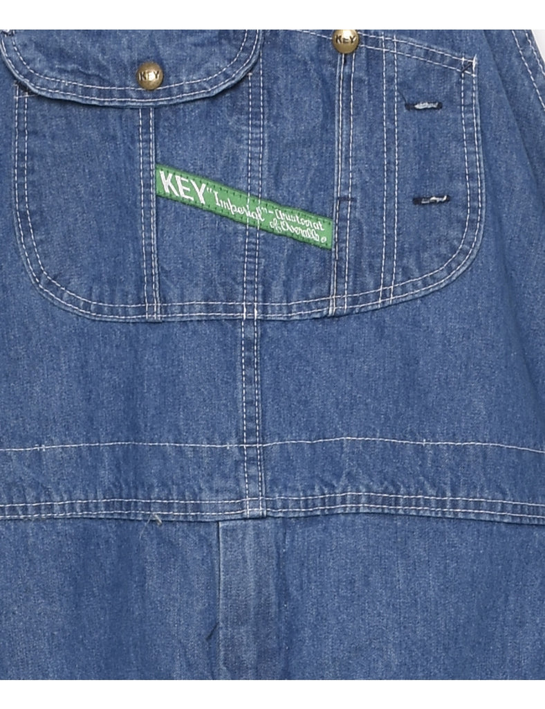 Relaxed Fit Dungaree Salopettes - L