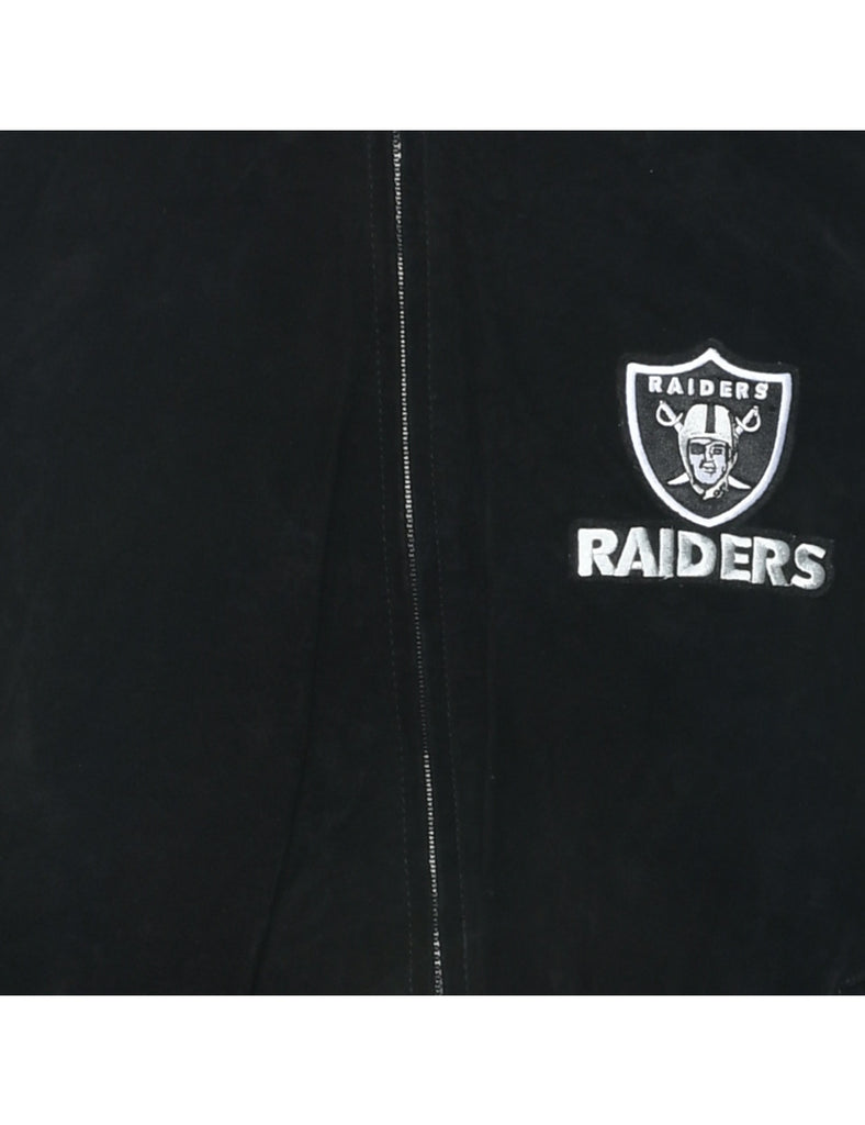 Riders Suede Black Bomber Jacket - XL