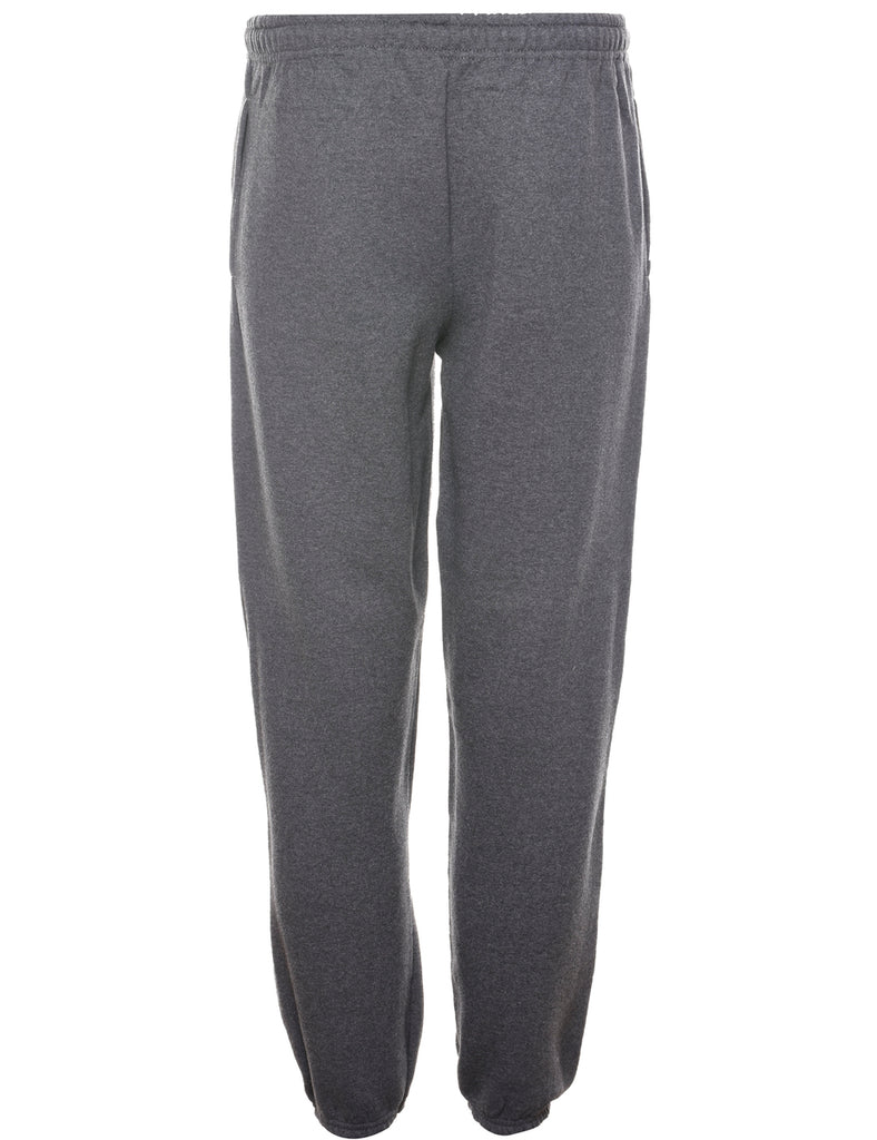 Russell Athletic Grey Lacrosse Embroidered Jogging Bottoms - W28 L29