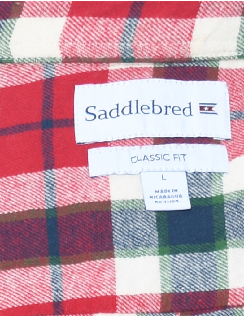 Saddlebred Plaid Multi-Colour Shirt - L