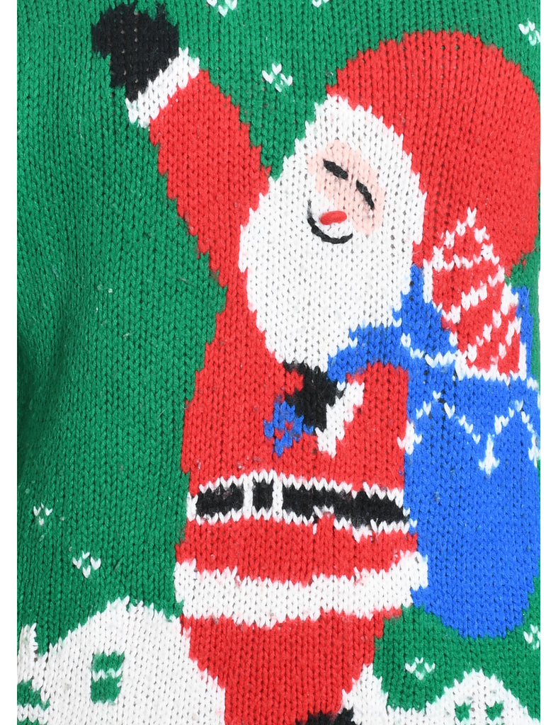 Santa Claus Christmas Jumper - S