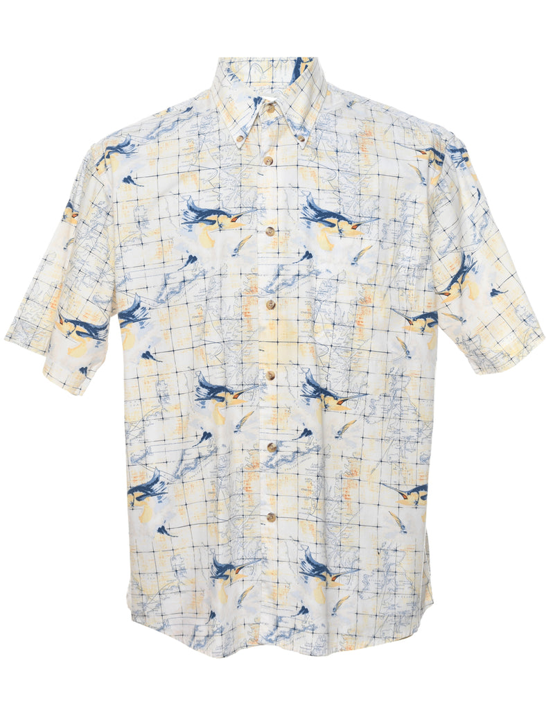 Short Sleeve Hawaiian Shirt - M