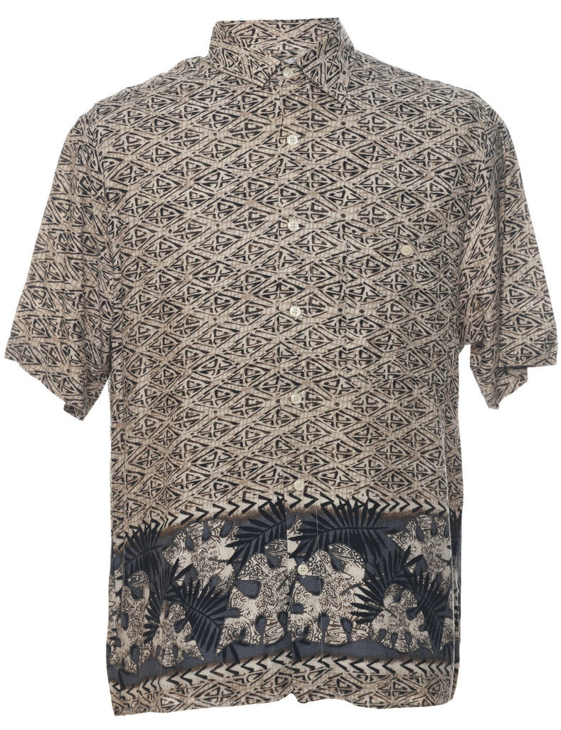 Short Sleeve Hawaiian Shirt - M