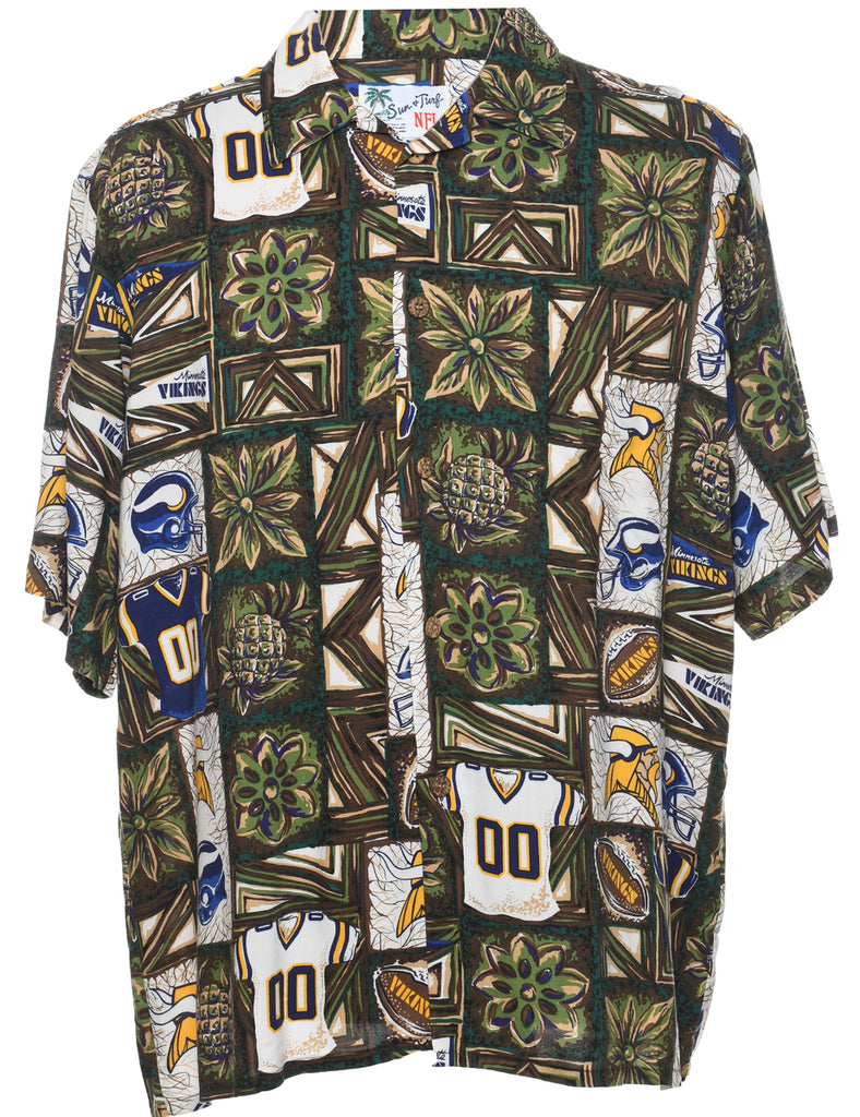 Short Sleeve Hawaiian Shirt - XL