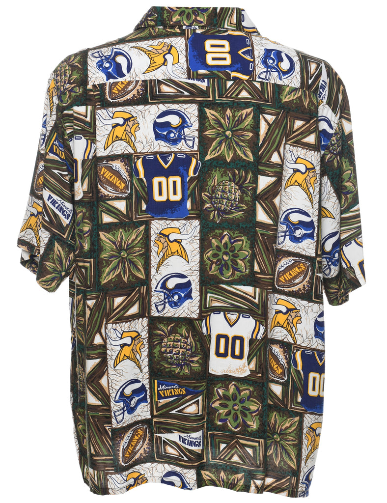Short Sleeve Hawaiian Shirt - XL