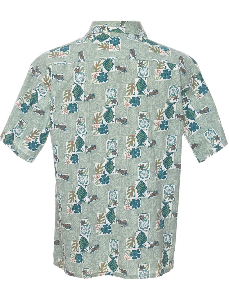 Short Sleeve Hawaiian Shirt - S