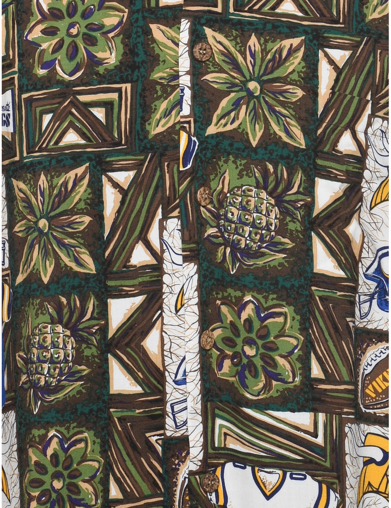 Short Sleeve Hawaiian Shirt - XL