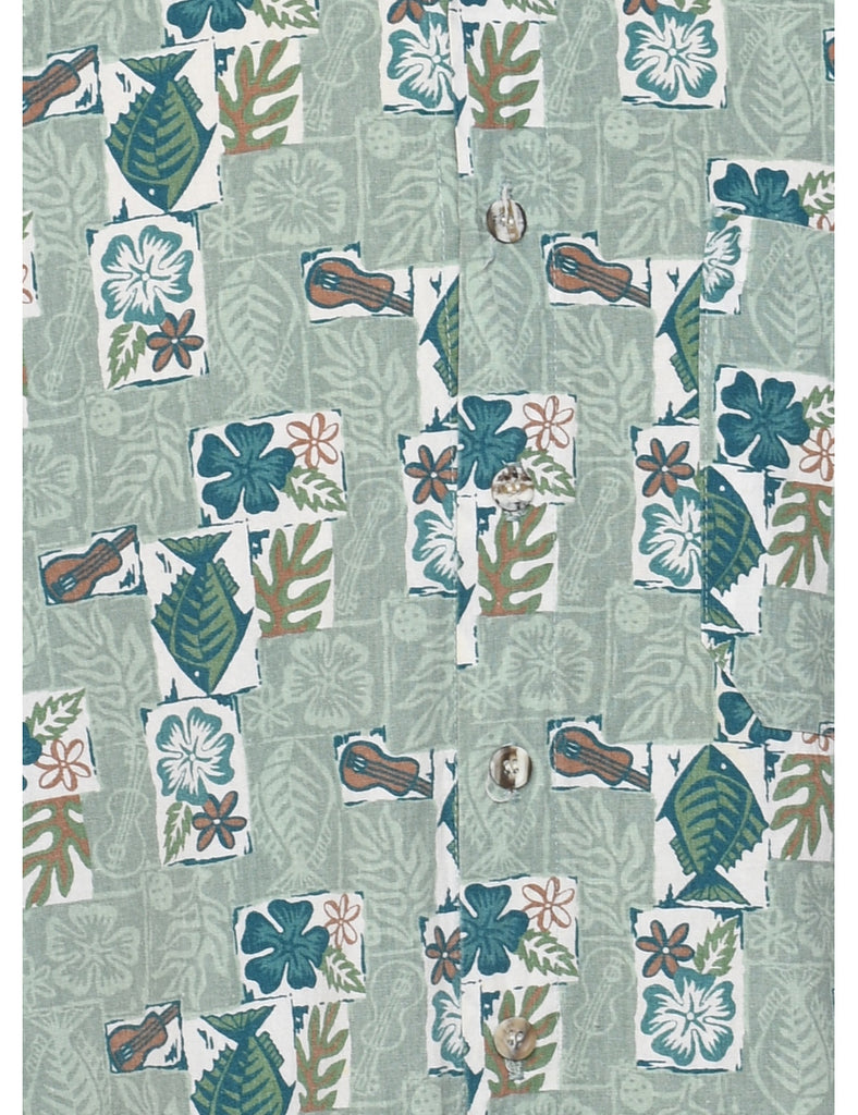 Short Sleeve Hawaiian Shirt - S