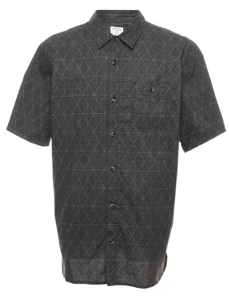 Short Sleeve Patterned Shirt - XL