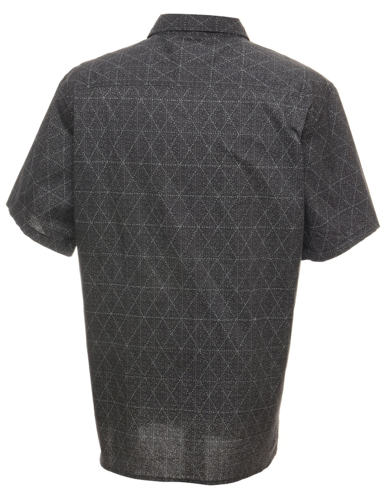 Short Sleeve Patterned Shirt - XL