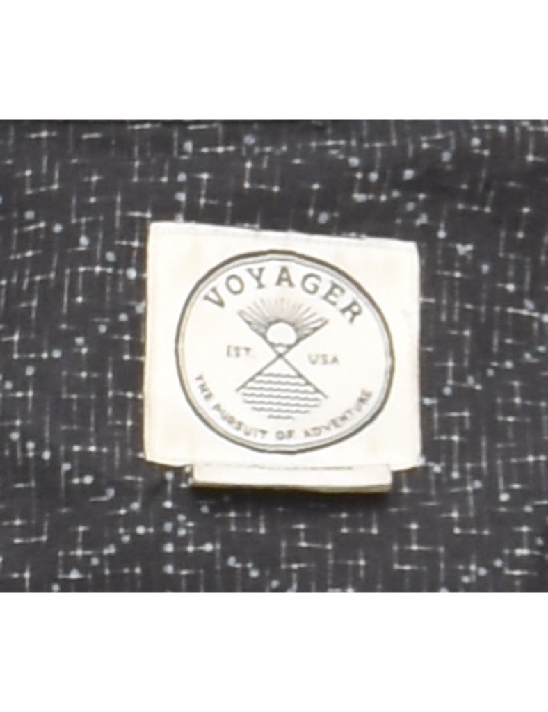 Short Sleeve Patterned Shirt - XL