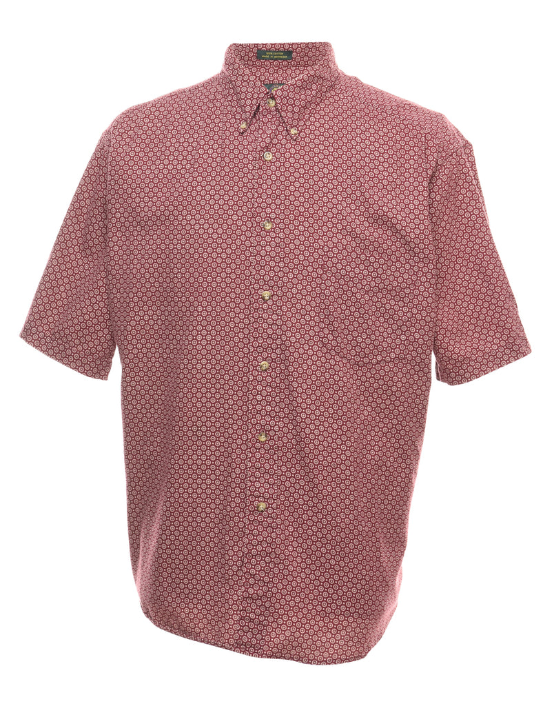 Short Sleeve Printed Shirt - XL