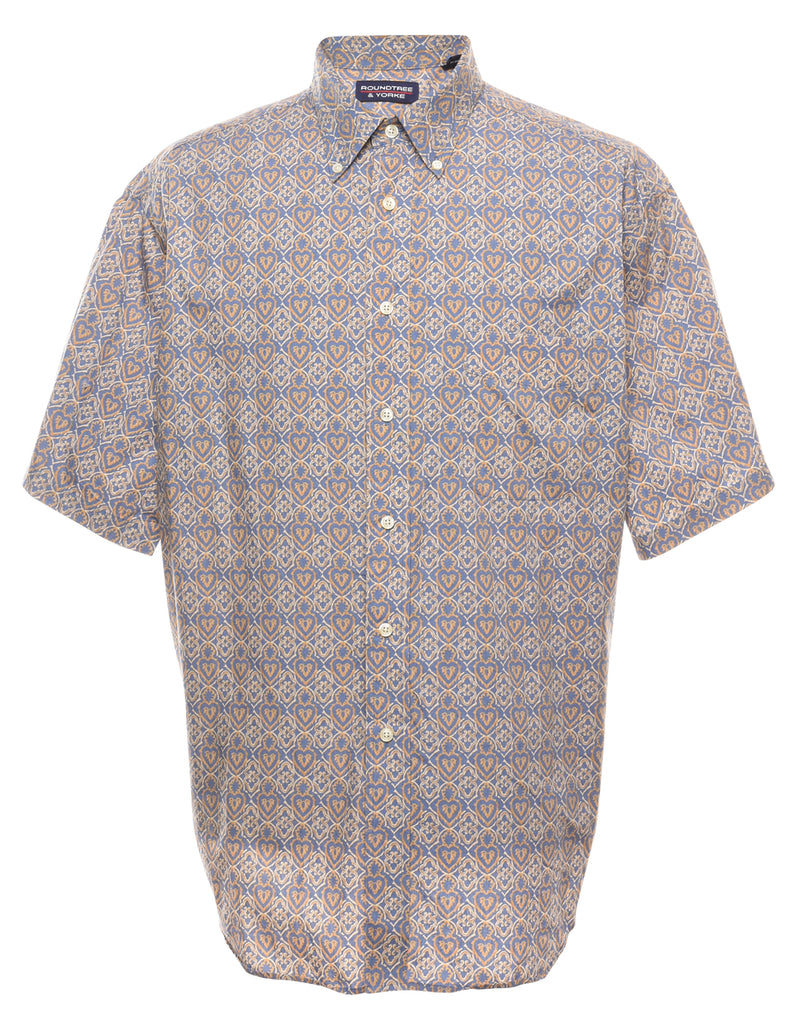 Short Sleeve Printed Shirt - XL
