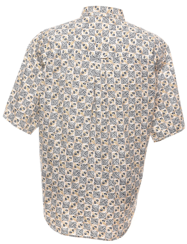 Short Sleeve Printed Shirt - XL