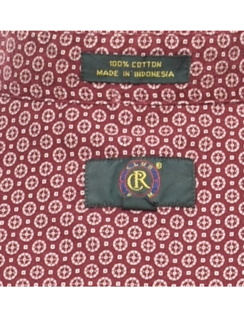 Short Sleeve Printed Shirt - XL