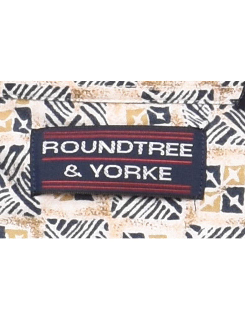 Short Sleeve Printed Shirt - XL