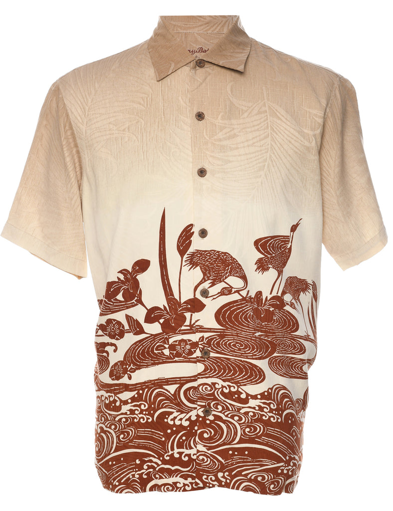 Silk Hawaiian Shirt - M