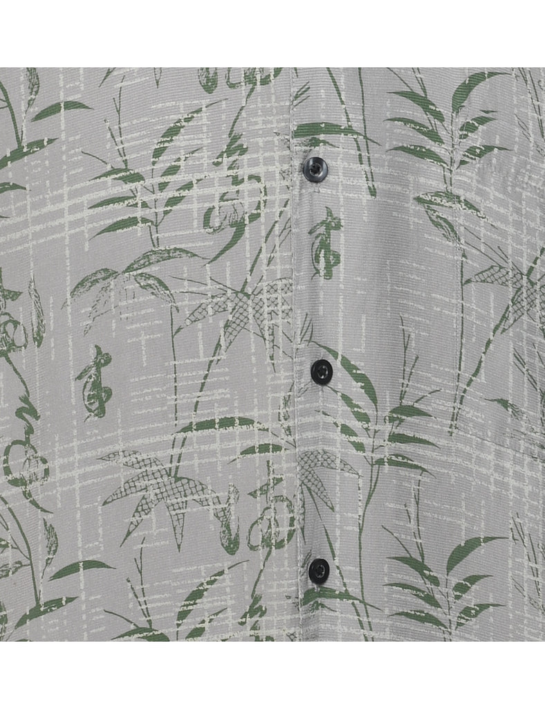 Silk Hawaiian Shirt - L