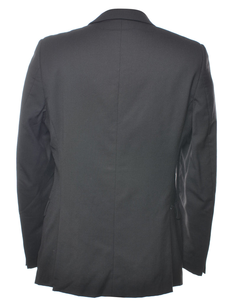Single Breasted Black Blazer - M