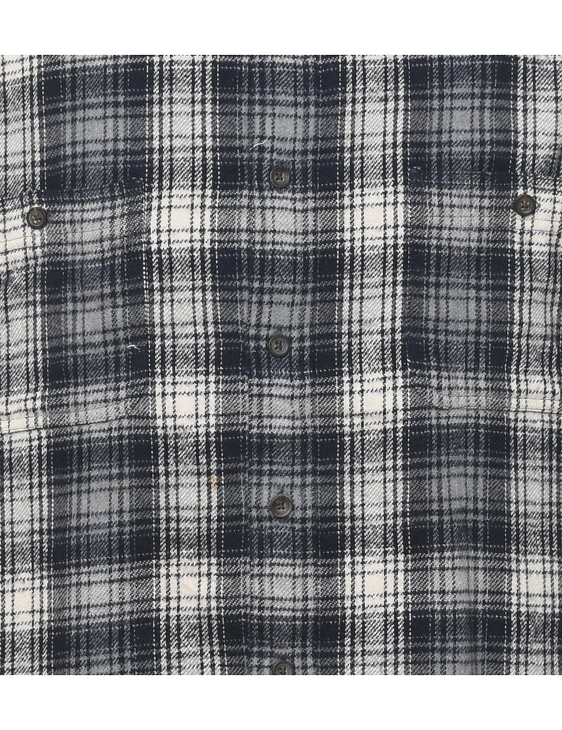 St John's Bay Black & White Plaid Shirt - XL