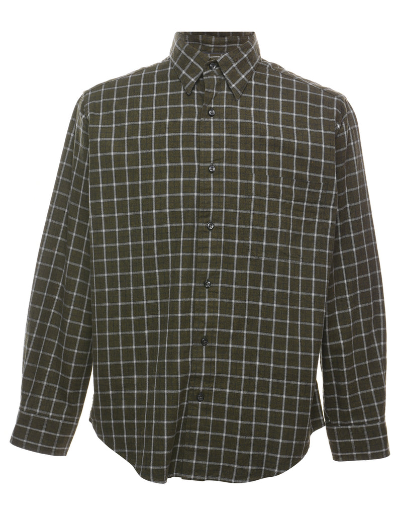 St John's Bay Checked Shirt - M
