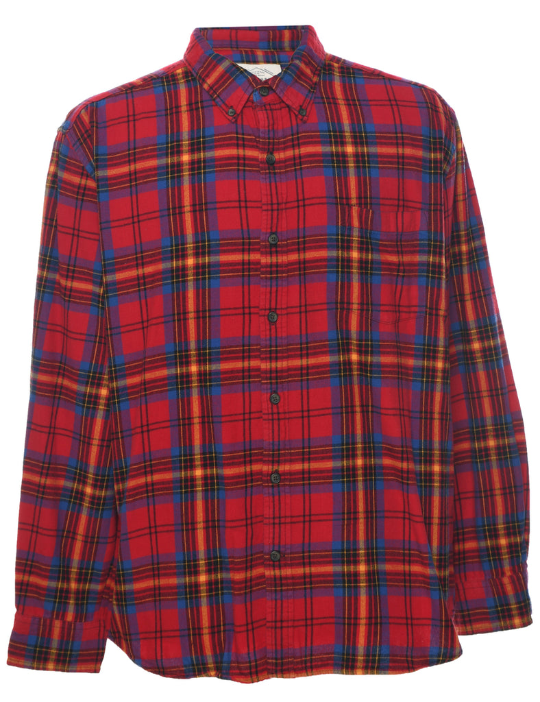 St John's Bay Checked Shirt - XL