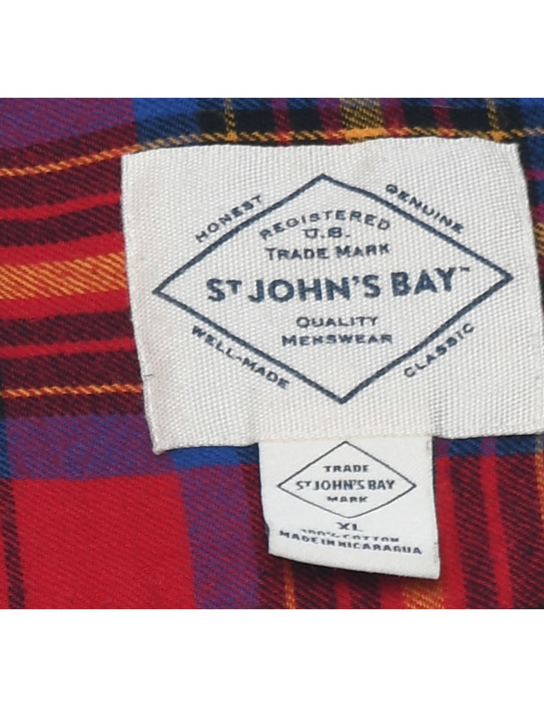 St John's Bay Checked Shirt - XL