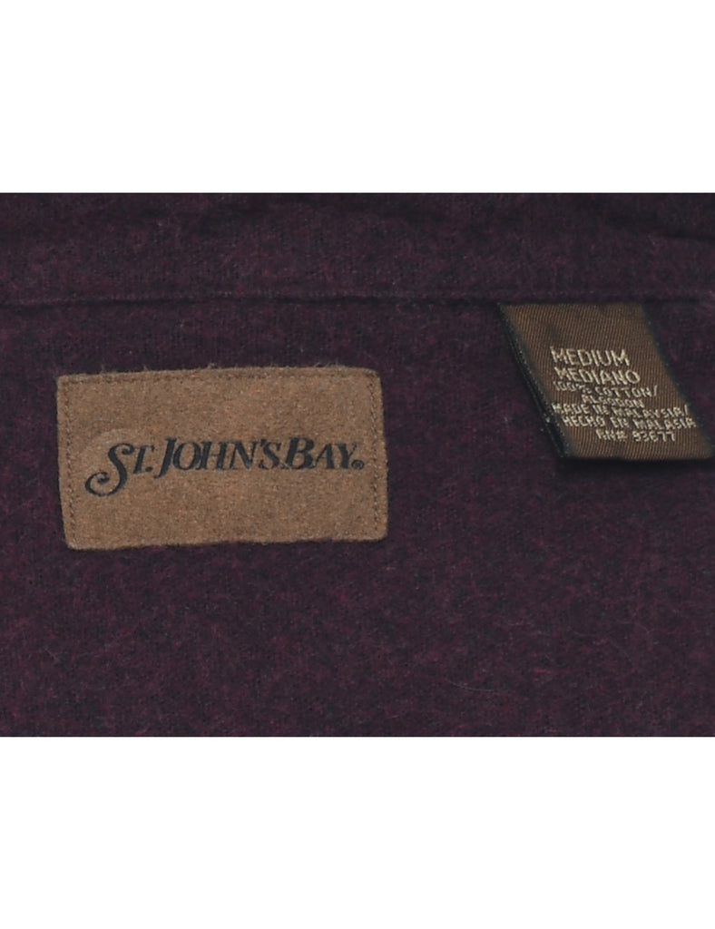 St John's Bay Flannel Shirt - M