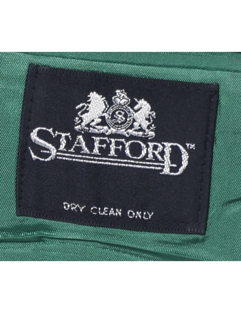 Stafford Dark Green Blazer - M