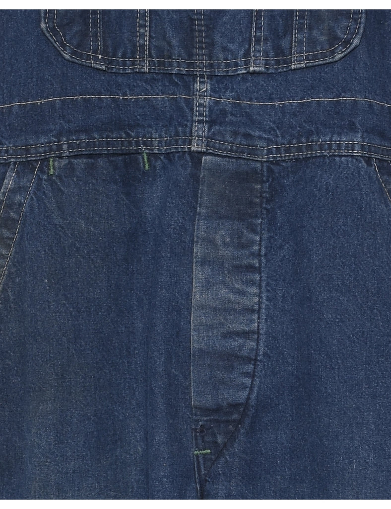 Stone Wash Dungaree Salopettes - M