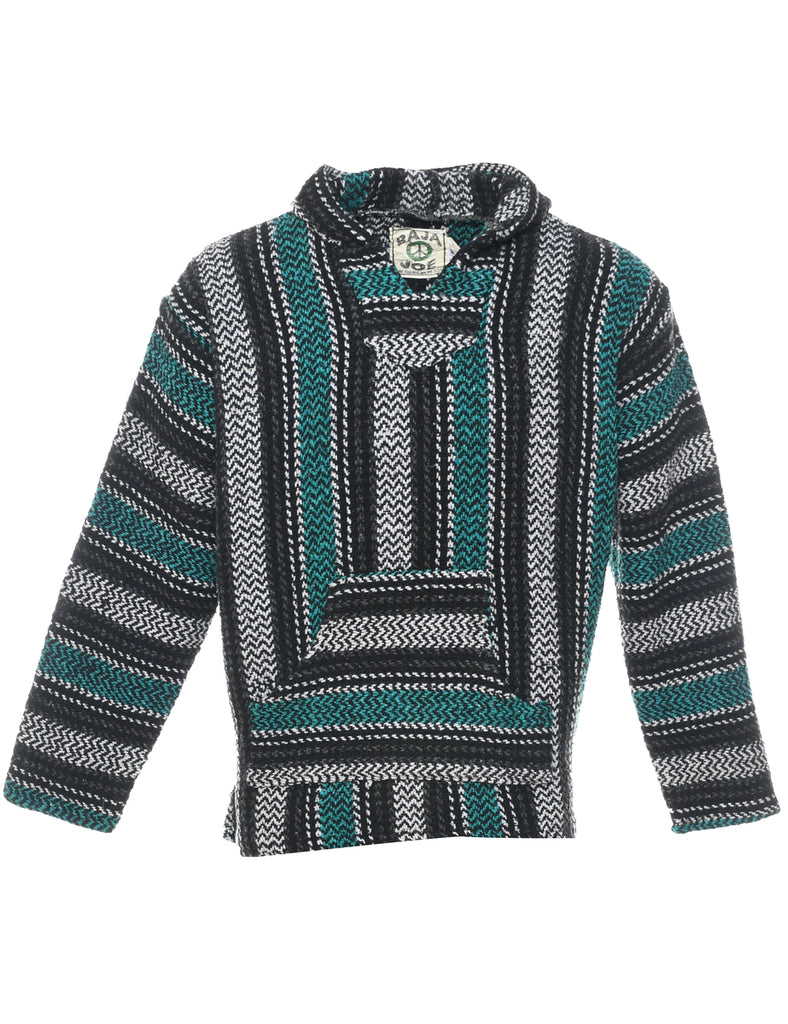 Striped Baja Hoodie - XL
