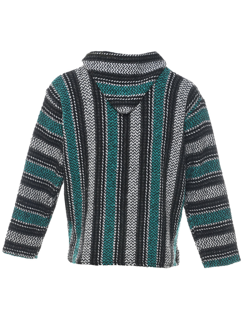 Striped Baja Hoodie - XL