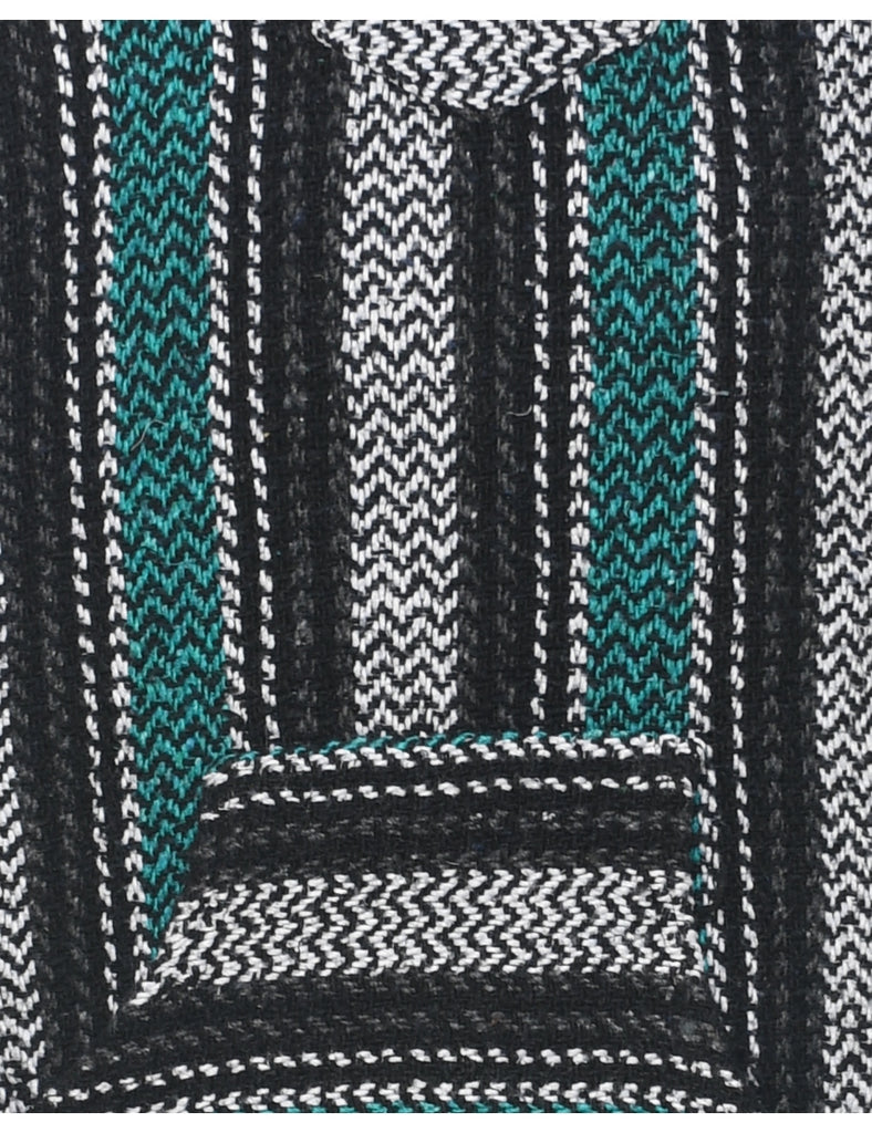 Striped Baja Hoodie - XL