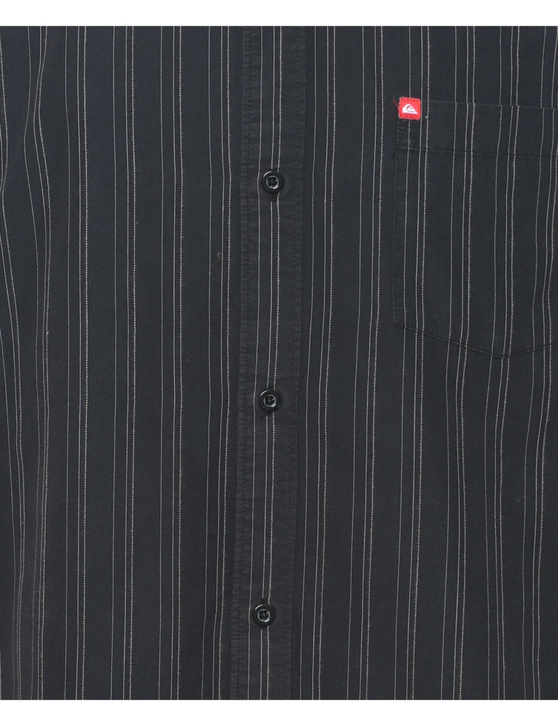 Striped Black Shirt - L