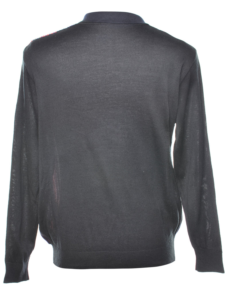 Striped Pattern Jumper - M