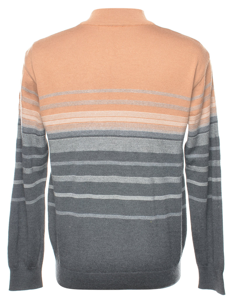 Striped Pattern Jumper - L