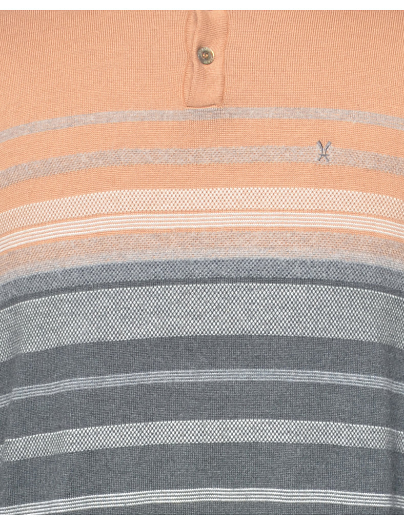 Striped Pattern Jumper - L