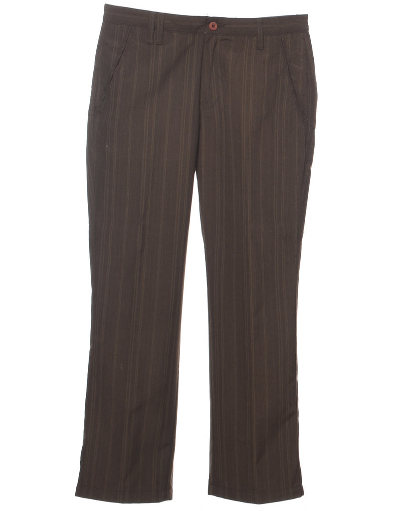 Striped Pattern Trousers - W33 L31