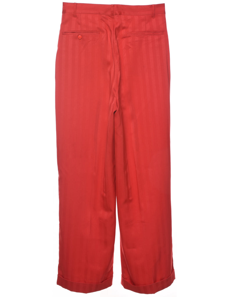 Striped Pattern Trousers - W34 L32