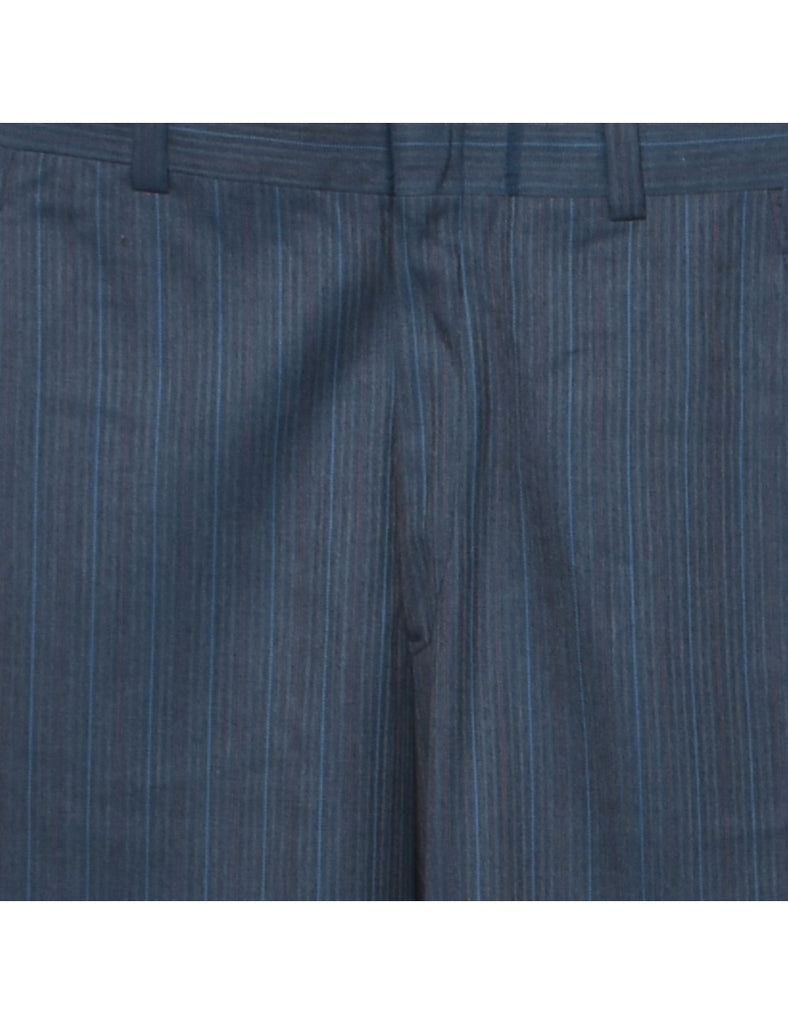Striped Pattern Trousers - W34 L31