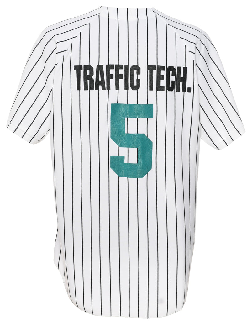 Striped Printed T-shirt - XL