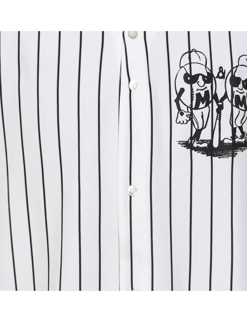 Striped Printed T-shirt - XL