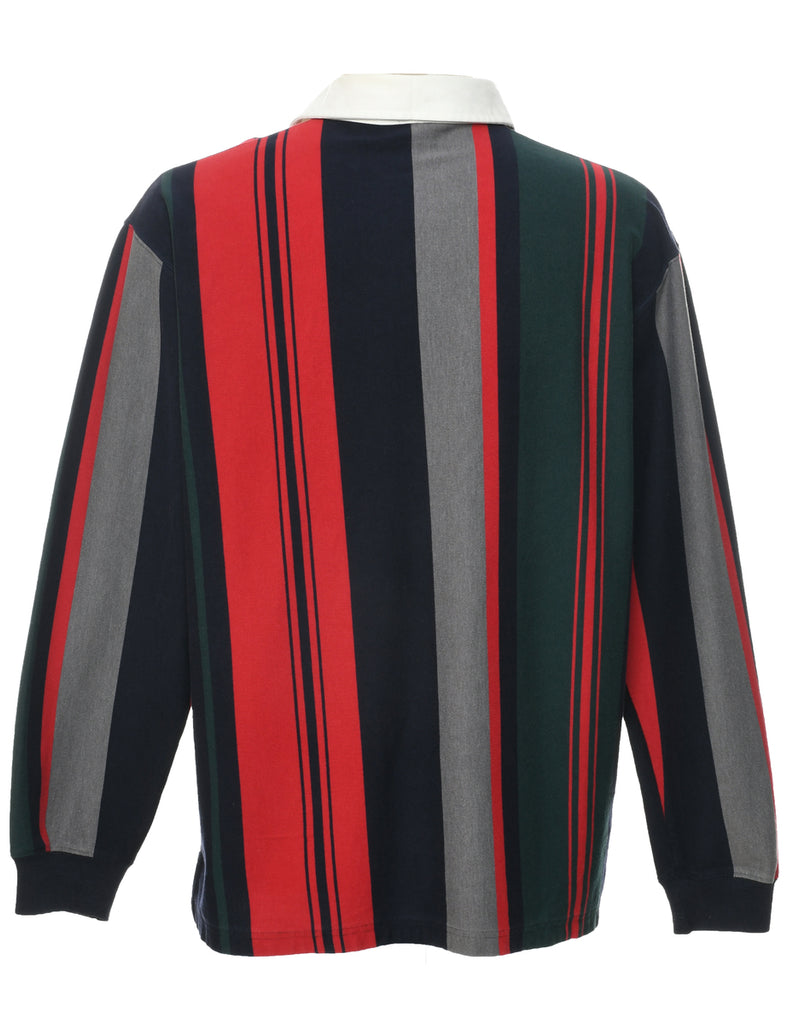 Striped Rugby Shirt - L