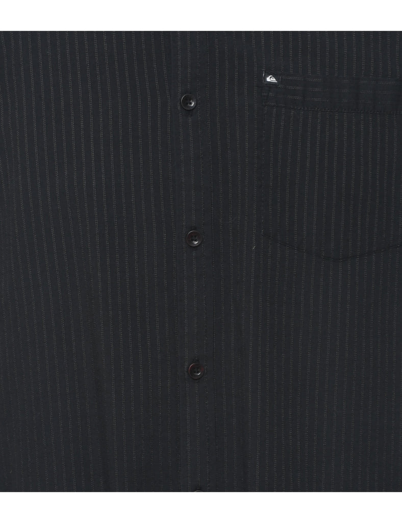 Striped Short Sleeved Shirt - M