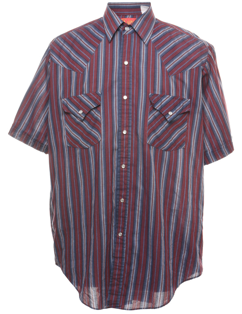 Striped Western Shirt - M